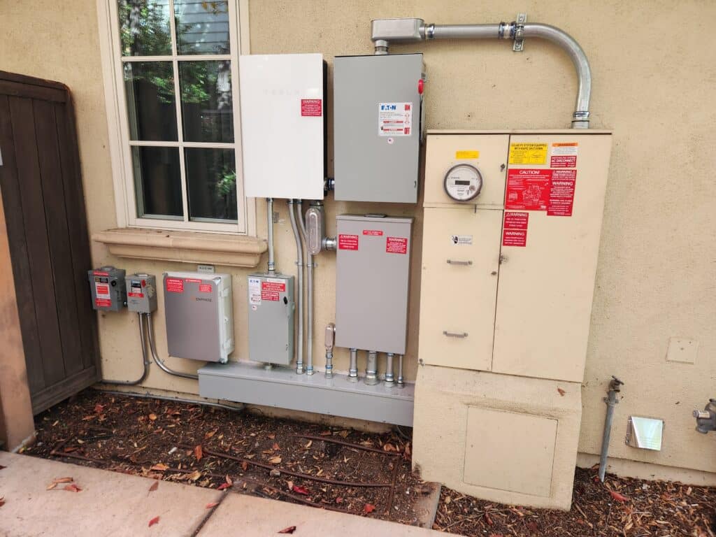 bay area solar installation electric panel