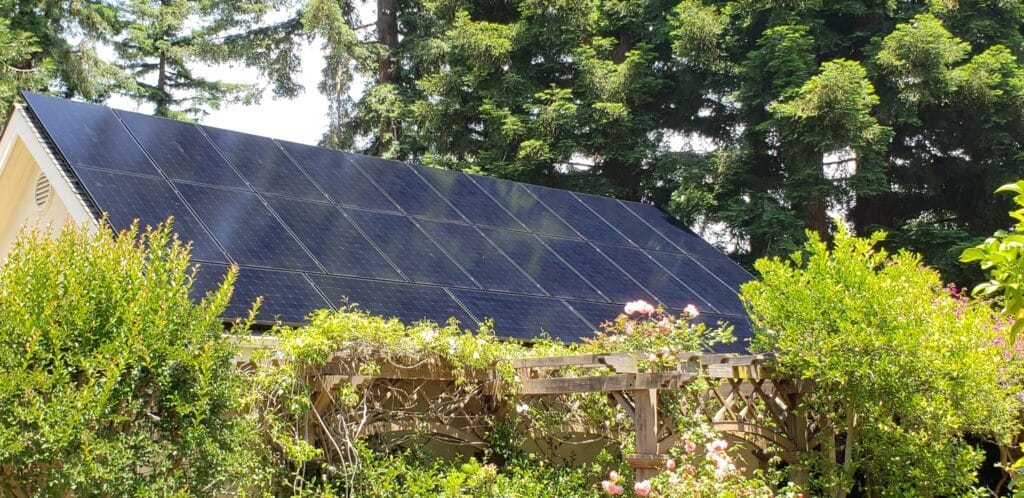 solar panels on bay area home