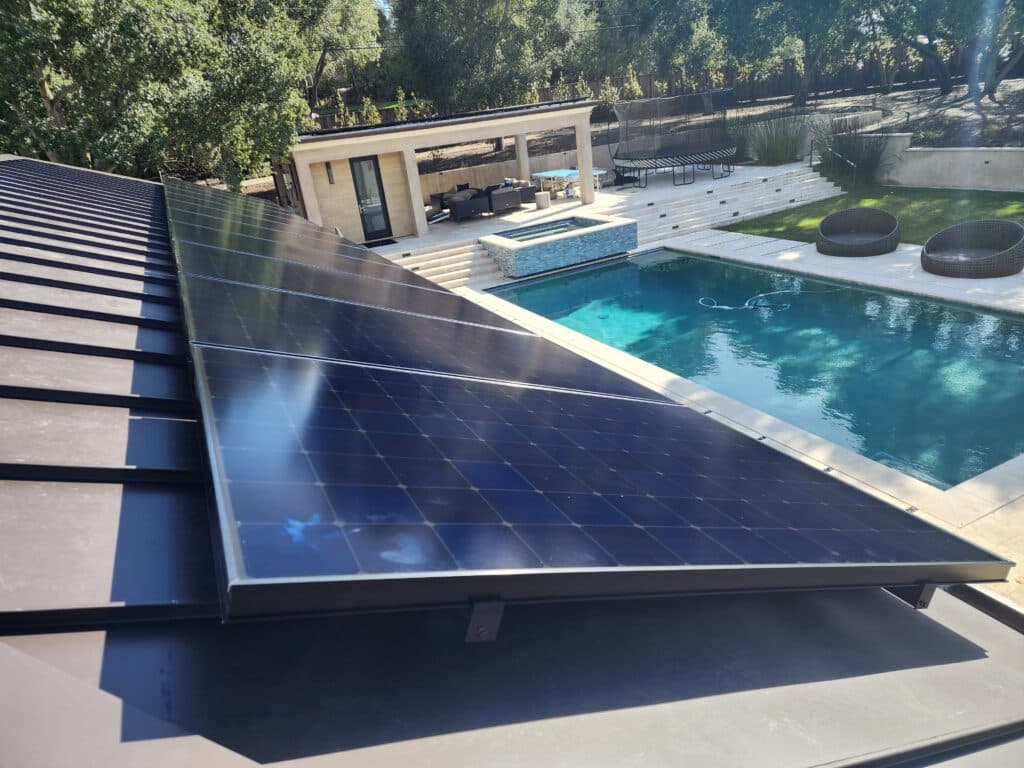 Los Altos Hills solar panel installation