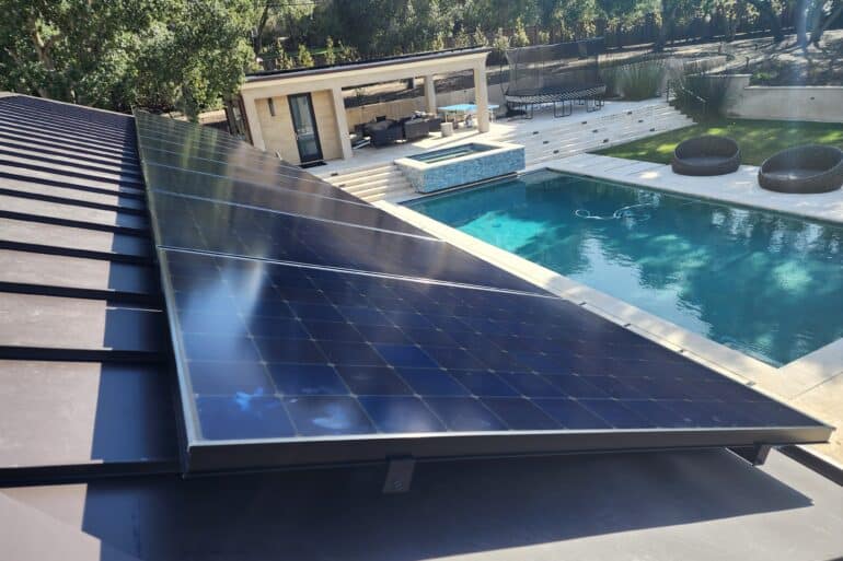 Los Altos Hills solar panel installation