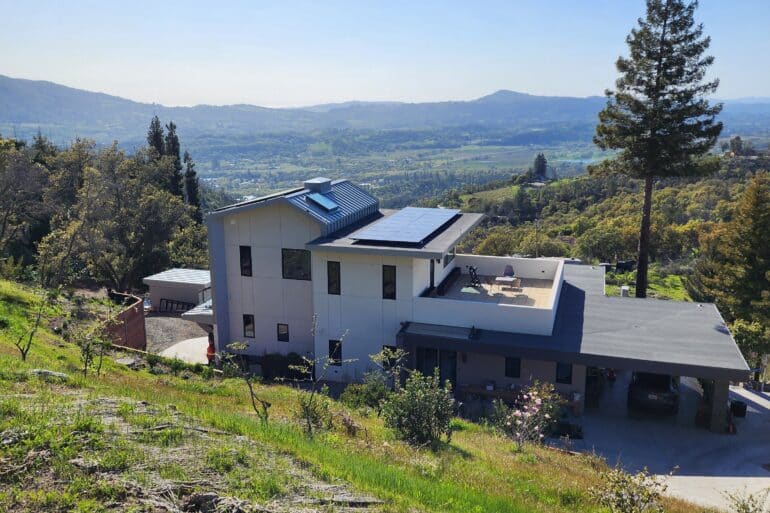 Glen Ellen, CA solar installation