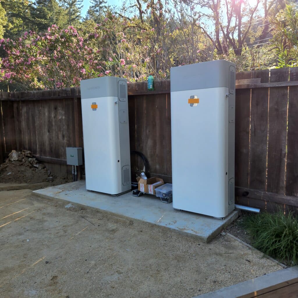 home electric battery storage in Woodside, CA